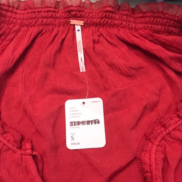 Free People Coral Banda Blouse - Picture 13 of 14